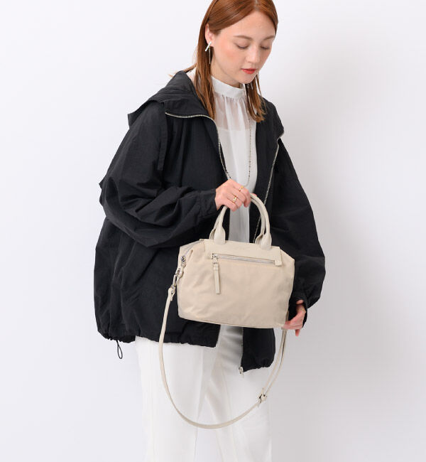 W&.Day/Night「W&.Day/Night ルノ ナイロントート ミニサイズ 15581」|ショルダー・メッセンジャー|アイボリー