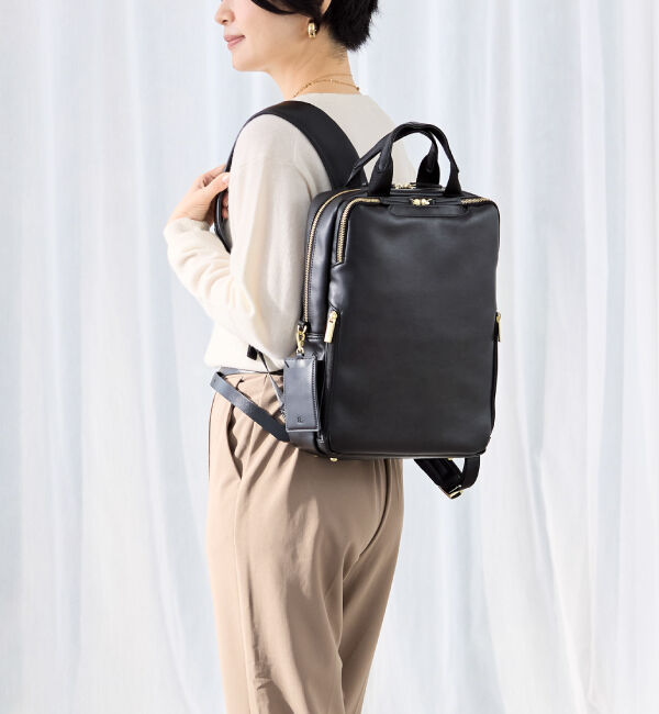 ace.「ace. フィッテムクラス ビジネスリュック  レディースビジネス A4 / 13.3インチPC収納 68691」|リュック|ブラック