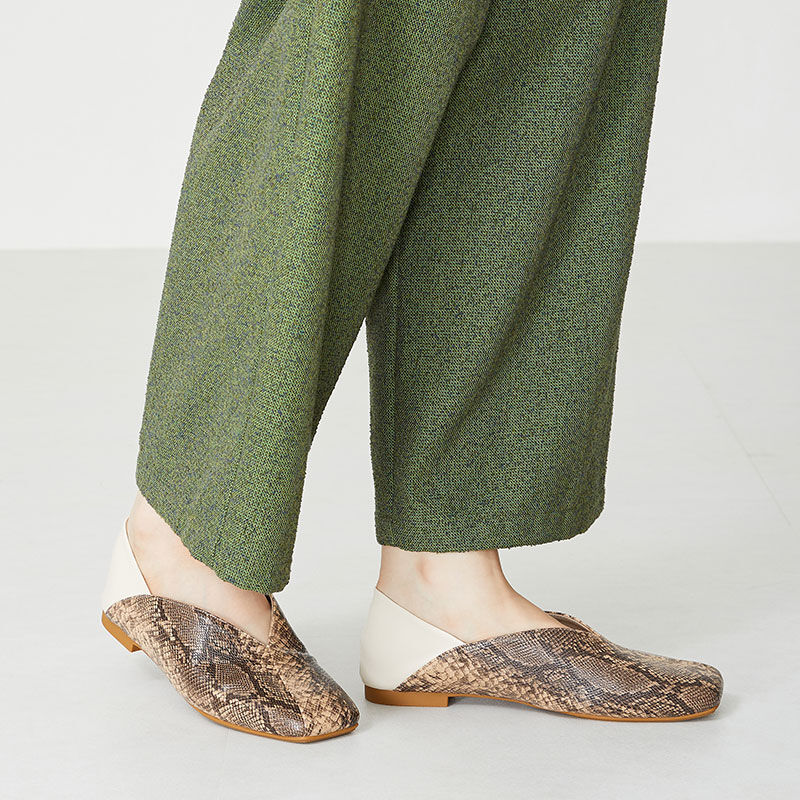 ORiental TRaffic「【アウトレット価格】スクエアトゥバブーシュ/R-3211 パンプス バブーシュ 柔らかい 人気 トレンド」|パンプス|