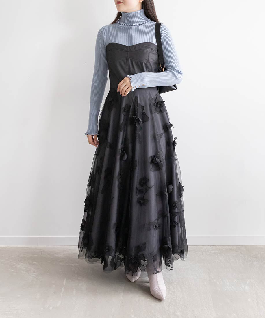  「チュールギャザーショートブーツ」|ショートブーツ|