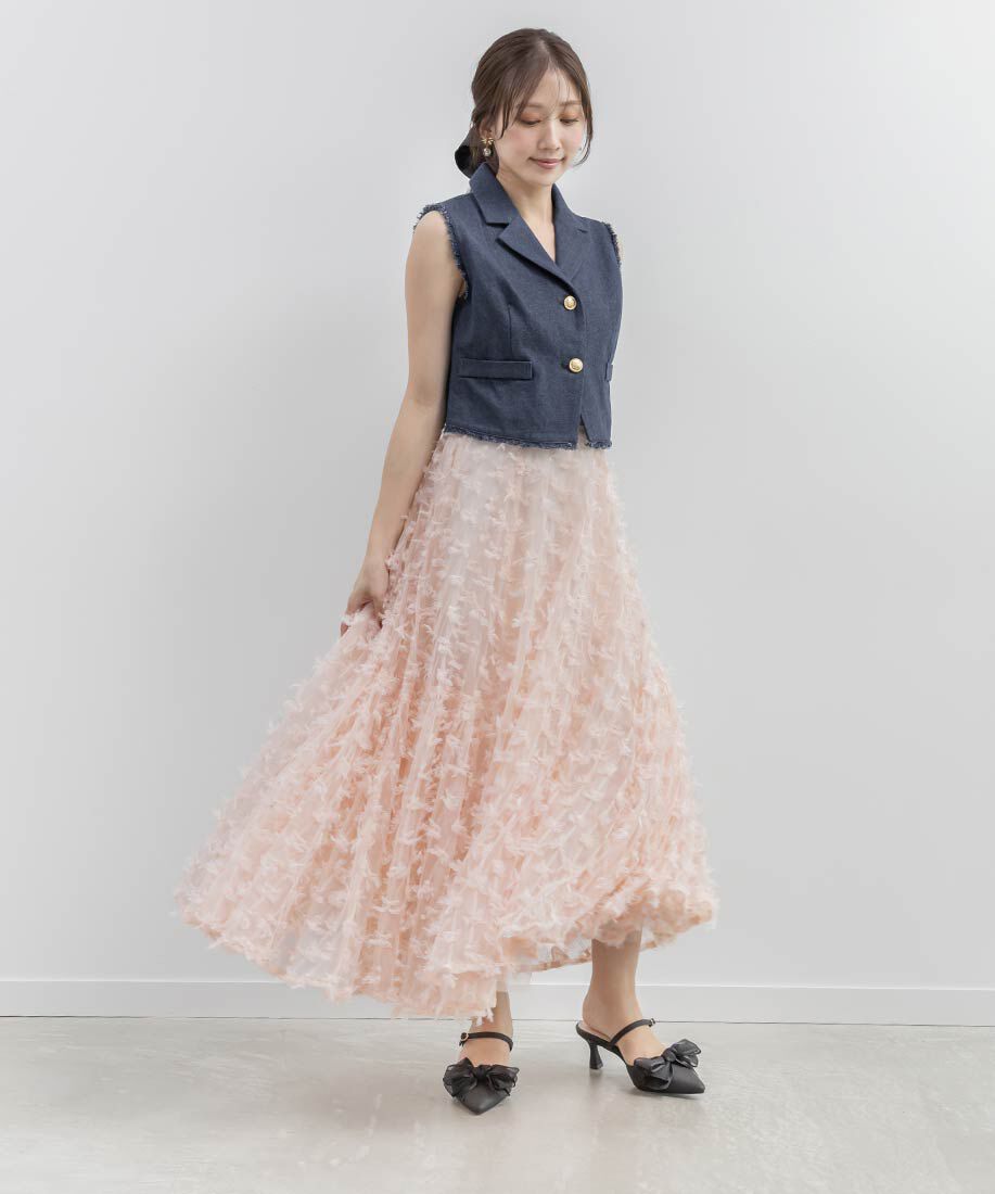  「2WAY シアーリボンミュールパンプス」|パンプス|