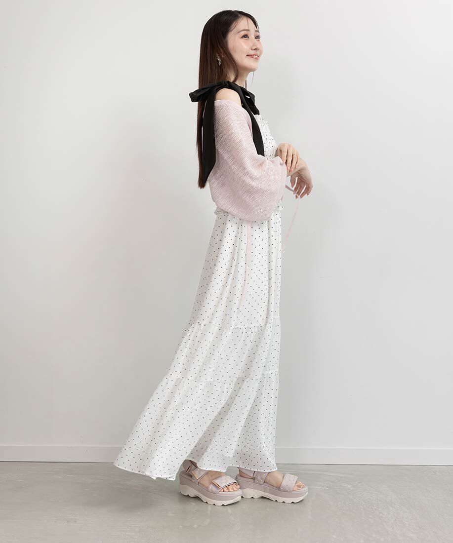  「ビジュー&times;キルティング スポーツサンダル」|サンダル|