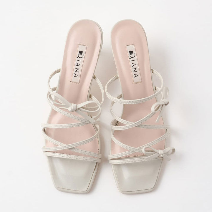 ダイアナ「リボンミュール　G55117」|サンダル|