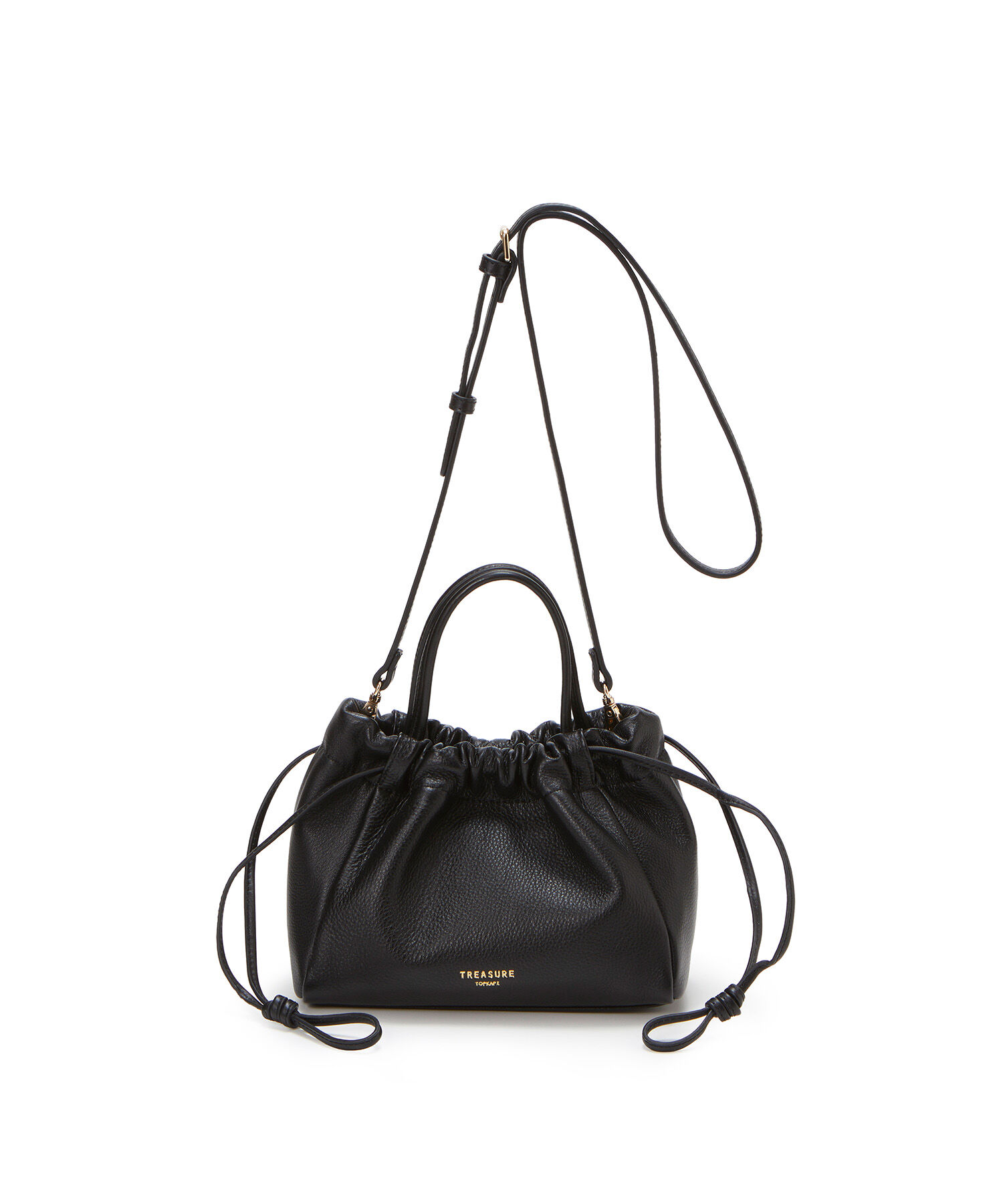 TOPKAPI TREASURE「【TREASURE TOPKAPI】シュリンクレザー 2WAY 巾着 ショルダーバッグ 」|ショルダー・メッセンジャー|