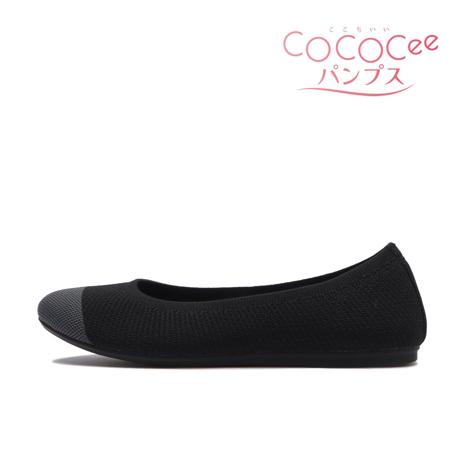 ABC SELECT「【ABC SELECT】ROUND KNIT」|パンプス|ブラック