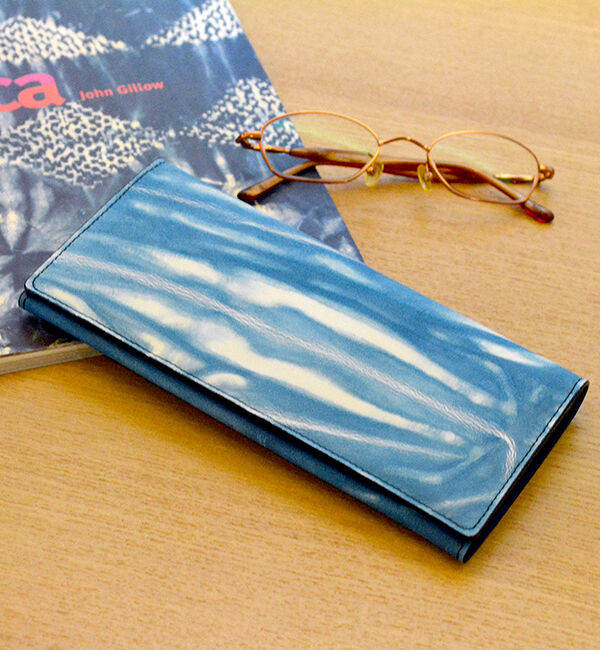 Kinuya Indigo「AWA-AI　絞り長財布」|財布|