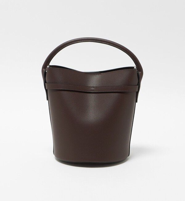 UNITED ARROWS「スクエアメタル バケットバッグ」|トートバッグ|