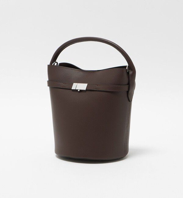 UNITED ARROWS「スクエアメタル バケットバッグ」|トートバッグ|