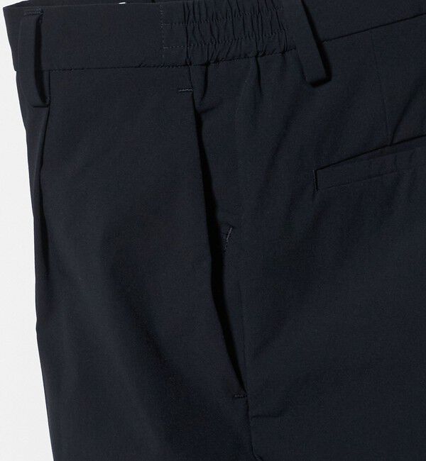 UNITED ARROWS「ウェザーコンフォート タフタ サイドシャーリング  スラックス 撥水 ストレッチ」|スラックス|
