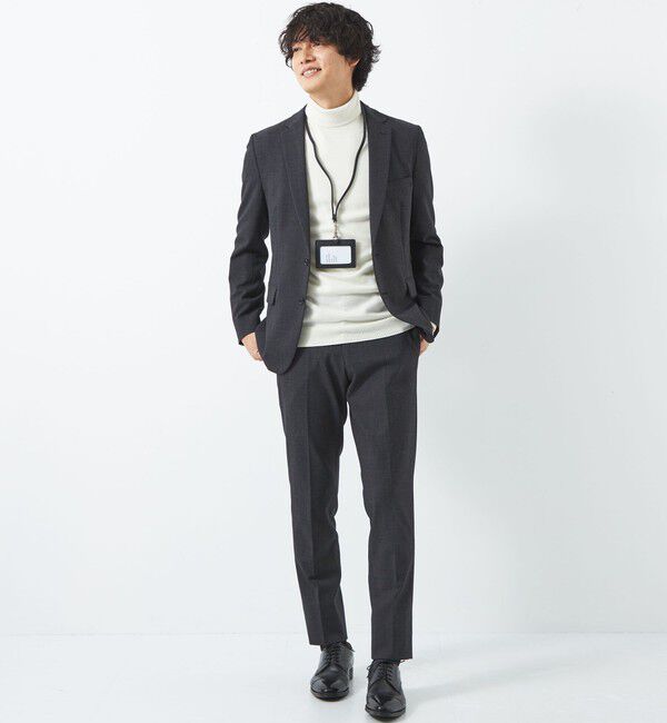 UNITED ARROWS green label relaxing「シボ レザーライク ID ホルダー」|名刺入れ・カードケース|