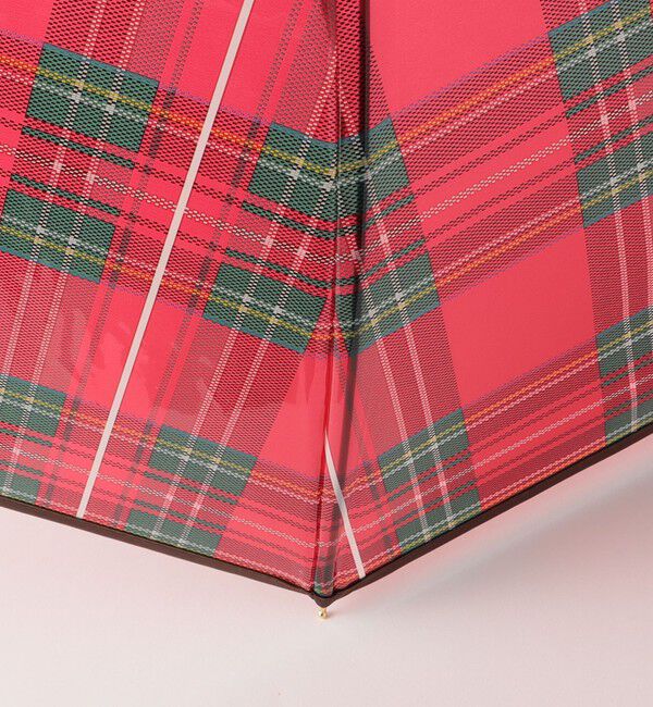 UNITED ARROWS green label relaxing「チェック ビニール アンブレラ / 雨傘 / レイン」|傘|