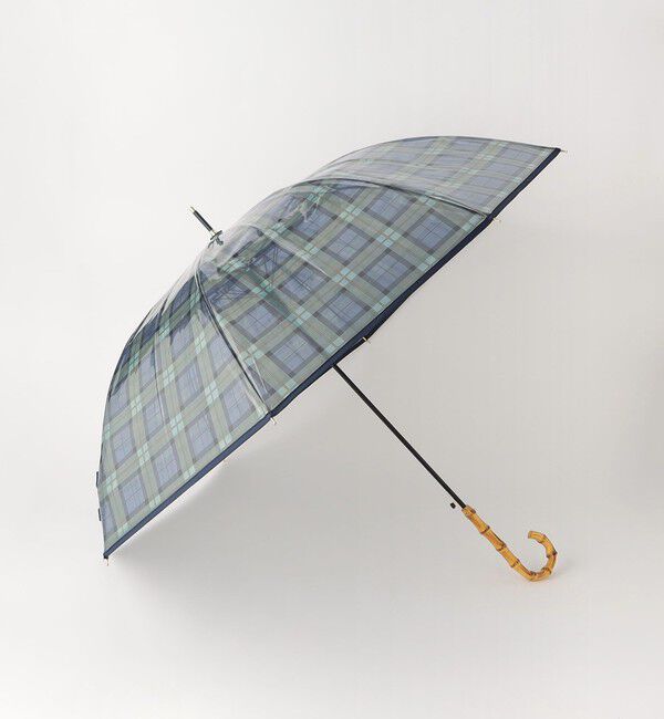 UNITED ARROWS green label relaxing「チェック ビニール アンブレラ / 雨傘 / レイン」|傘|