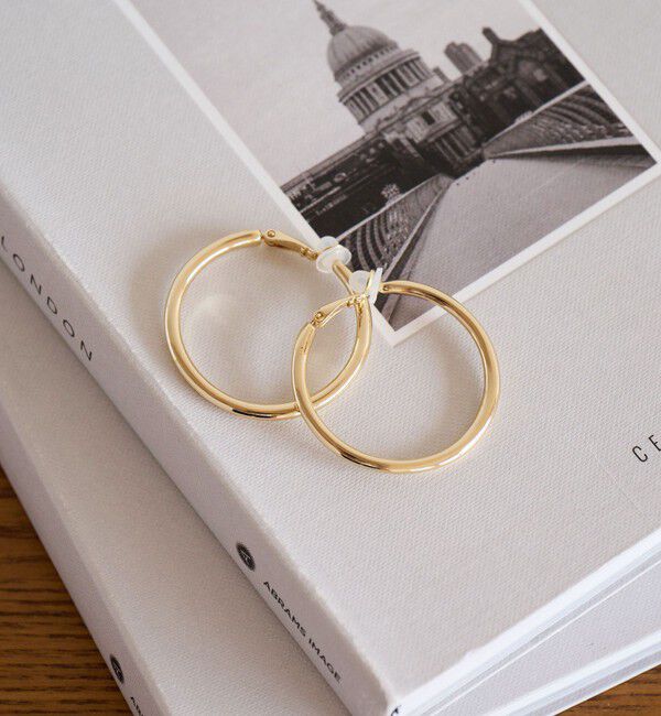 UNITED ARROWS green label relaxing「【WEB限定】フープ イヤリング」|イヤリング|GOLD