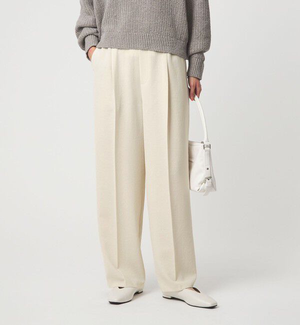 UNITED ARROWS green label relaxing「イージー ストレート パンツ」|その他|OFF WHITE