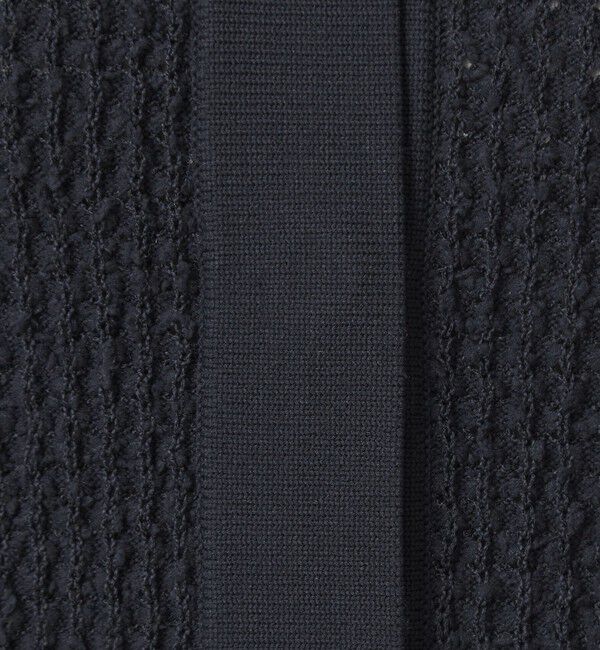 UNITED ARROWS green label relaxing「パイピング ノーカラー ニット カーディガン」|カーディガン|