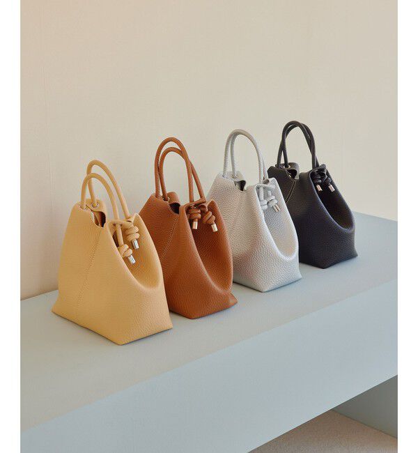 EMMEL REFINES「＜EMMEL REFINES＞EM チューブハンドル ソフト 2WAY バッグ」|トートバッグ|YELLOW