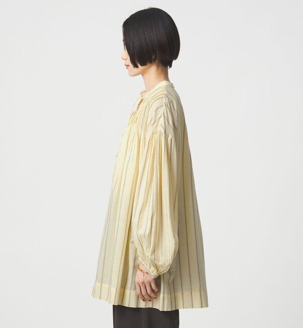 UNITED ARROWS green label relaxing「ボリュームスリーブ ピンタック ブラウス」|シャツ・ブラウス|