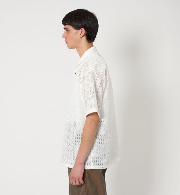 MONKEY TIME「アイレットラッセル オープンカラー シャツ」|シャツ・ブラウス|