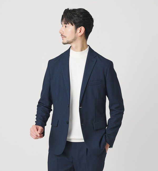 BEAUTY&YOUTH UNITED ARROWS「【WEB限定 WARDROBE SMART】LANATEC セットアップ/背抜きジャケット＆イージーパンツ」|スーツ|