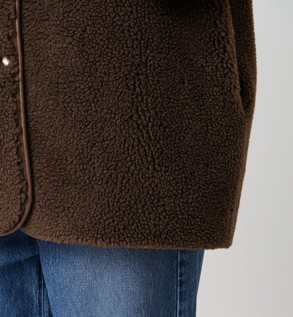 BEAUTY&YOUTH UNITED ARROWS「【WEB限定】ボア&times;フェイクムートン リバーシブルジャケット 」|その他|