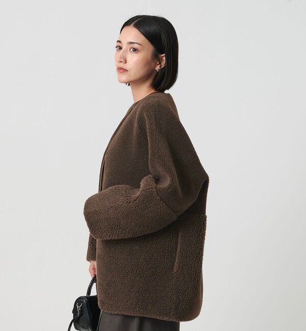 BEAUTY&YOUTH UNITED ARROWS「【WEB限定】ボア&times;フェイクムートン リバーシブルジャケット 」|その他|