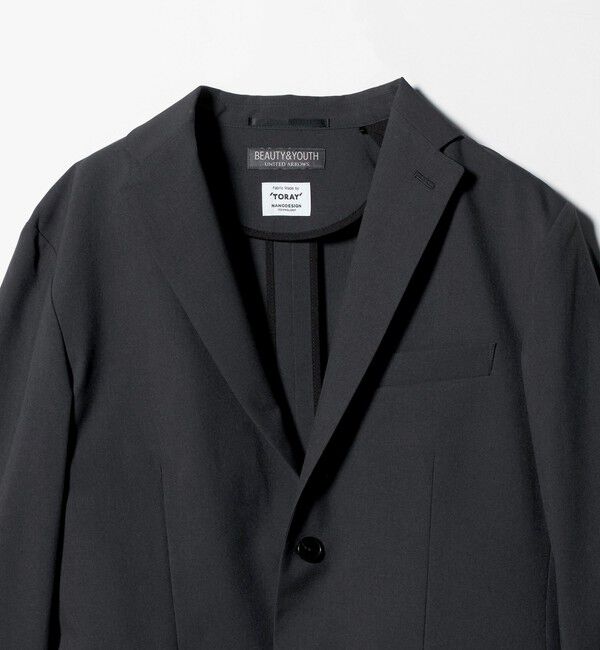 BEAUTY&YOUTH UNITED ARROWS「東レ/TORAY ナノデザイン ２ボタン ジャケット ウォッシャブル セットアップ対応可能」|テーラードジャケット|
