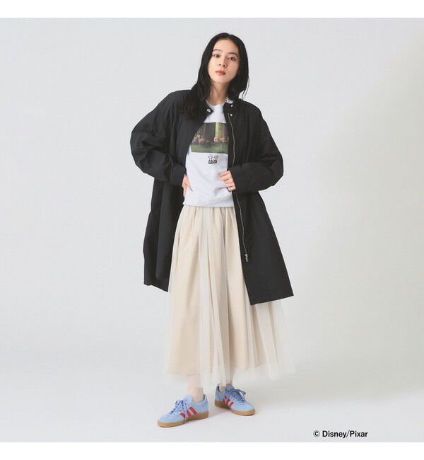 Ray BEAMS 「バック タック スタンドカラー コート（吸水速乾・UVカット）」|ダッフルコート|