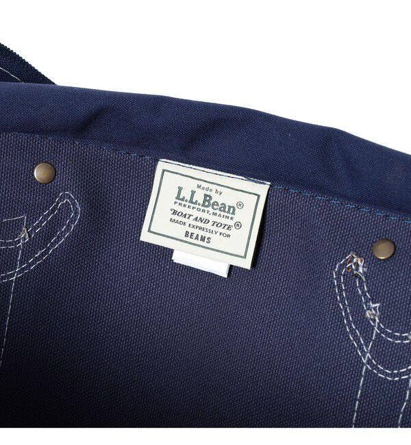 BEAMS PLUS「L.L.Bean / 別注 Deep Bottom Leather Handle Zip Tote L」|その他|