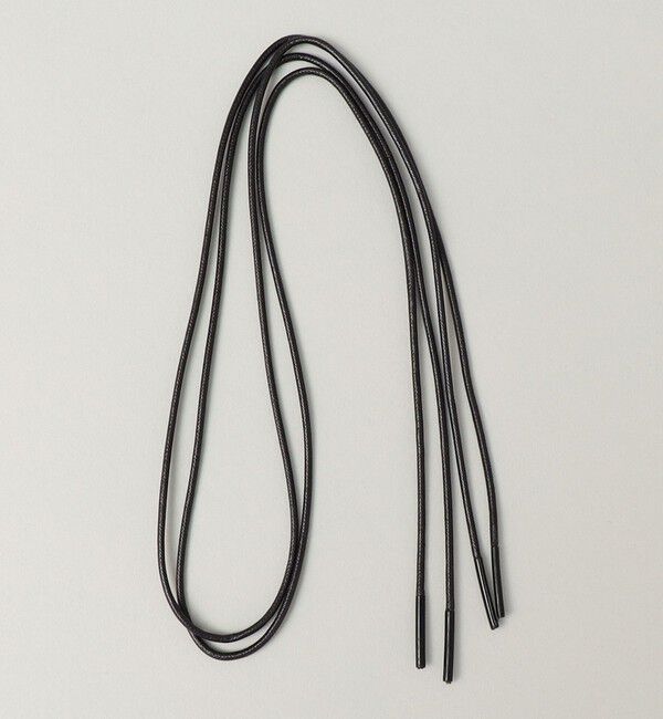 SHIPS「SHIPS: 3アイレット シューレース (70cm)」|シューケア|ブラック