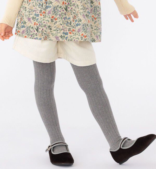 SHIPS KIDS「SHIPS KIDS:100～130cm / ツイード タック ショート パンツ」|その他|オフホワイト