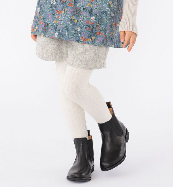 SHIPS KIDS「SHIPS KIDS:100～130cm / ツイード タック ショート パンツ」|その他|ライトグレー