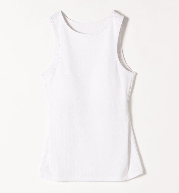 quaranciel「quaranciel:〈洗濯機可能〉カップ付き アメリカンスリーブ リブ タンクトップ」|インナー|