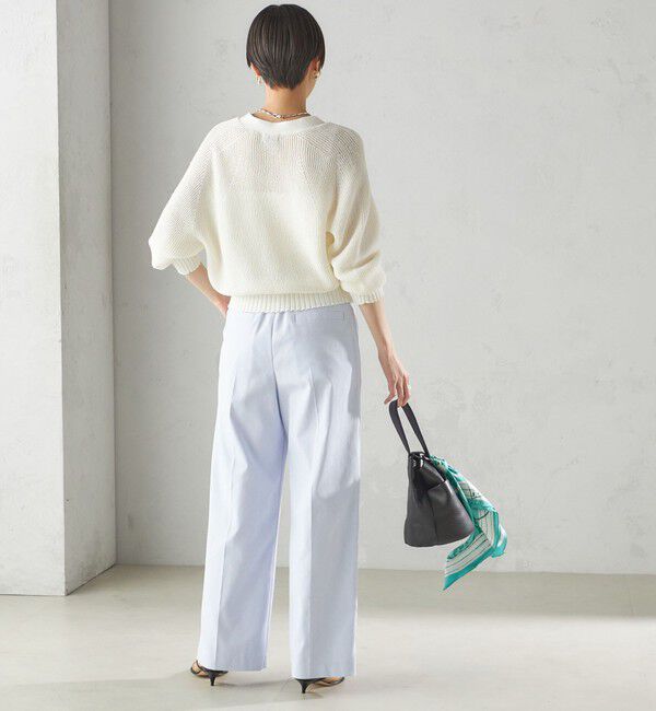 SHIPS for women「〈手洗い可能 〉ドライオックス フロント タック ストレート パンツ 25SS」|その他|