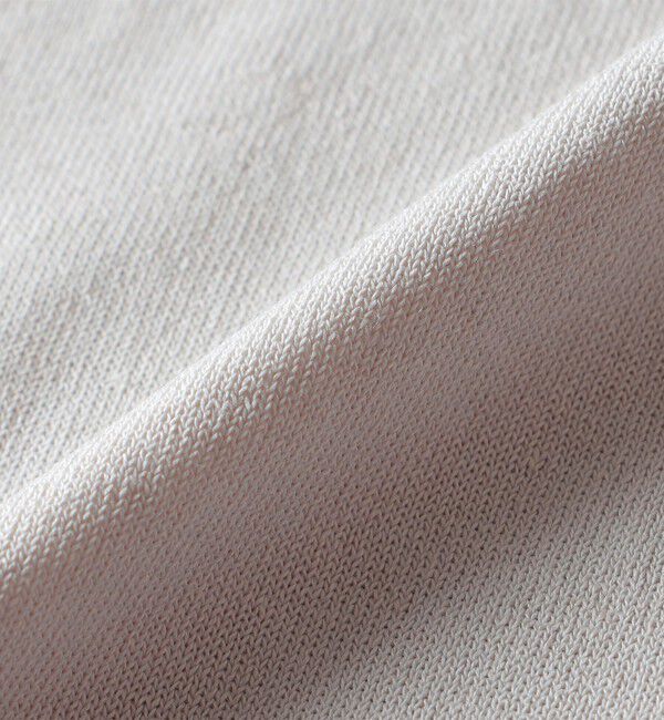 SHIPS「SHIPS: 〈手洗い可能〉 14ゲージ TEXBRID(R) リネン ニット Tシャツ」|ニット・セーター|