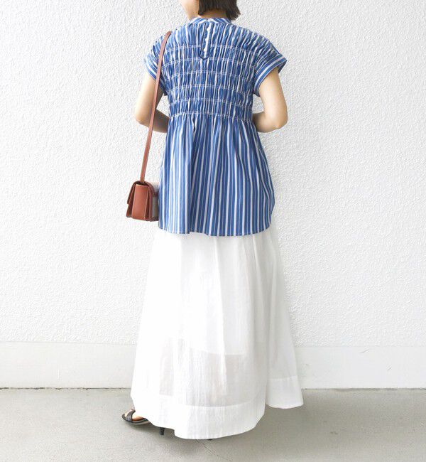 SHIPS for women「〈手洗い可能〉ウエスト ゴム ギャザー スカート 2」|スカート|