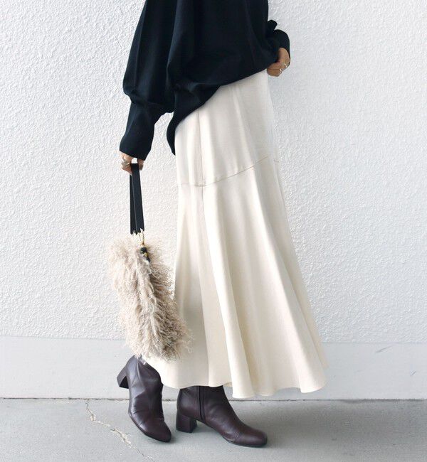 SHIPS for women「シャイニー サテン マーメイド スカート」|スカート|