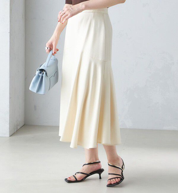 SHIPS for women「シャイニー サテン マーメイド スカート」|スカート|