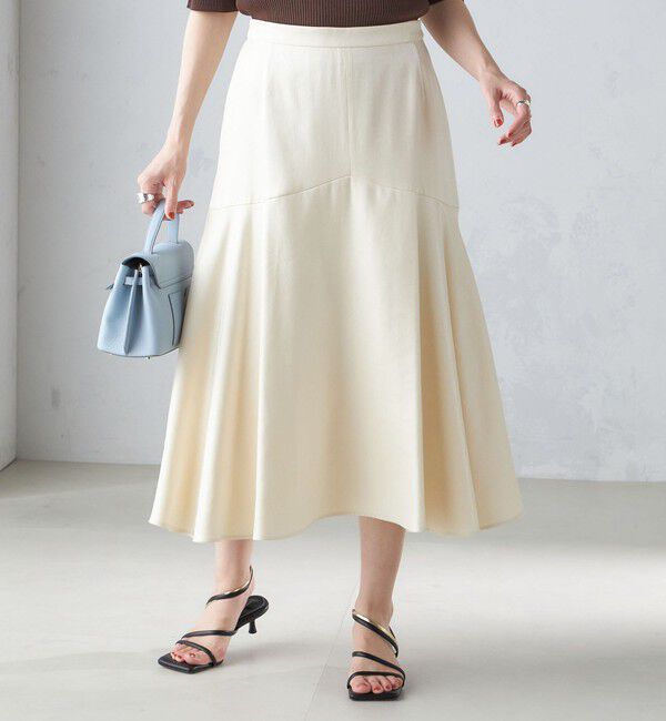 SHIPS for women「シャイニー サテン マーメイド スカート」|スカート|