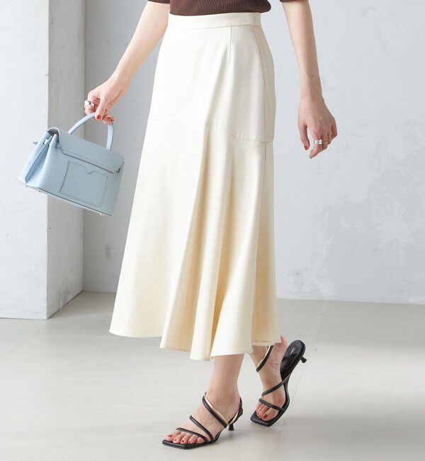 SHIPS for women「シャイニー サテン マーメイド スカート」|スカート|