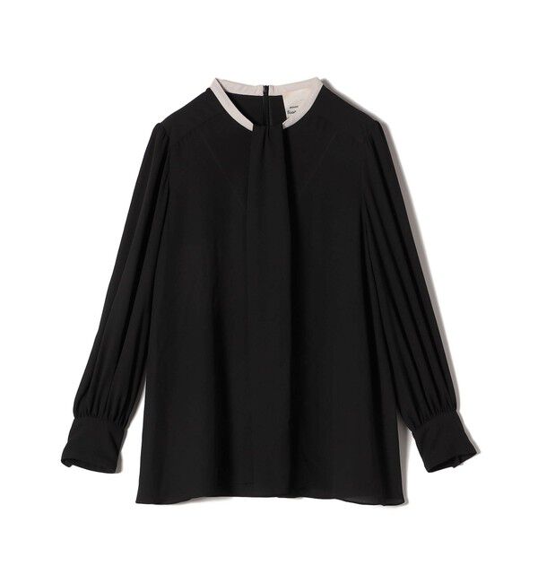 SHIPS for women「troisiemeCHACO:〈洗濯機可能〉ロング タイ ブラウス（セレモニー対応可）」|シャツ・ブラウス|