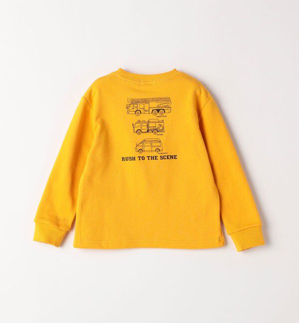 SHIPS Colors 「SHIPS Colors: 80～130cm / エマージェンシー ビハイクル(消防車) スウェット」|スウェット・ジャージ|