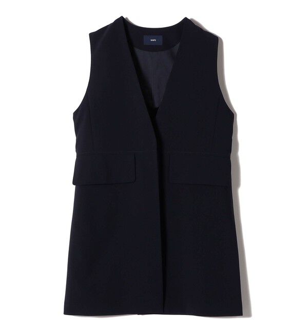 SHIPS for women「〈手洗い可能〉トリアセテート混 ロング ジレ（セットアップ対応可）」|ベスト・ジレ|