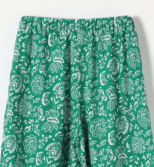 quaranciel「quaranciel:〈洗濯機可能〉フラワー プリント セミフレア パンツ」|その他|