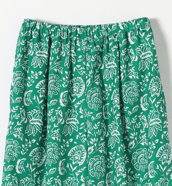 quaranciel「quaranciel:〈洗濯機可能〉フラワー プリント セミフレア パンツ」|その他|