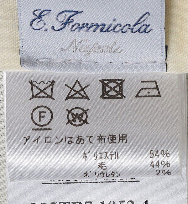 SHIPS「【SHIPS別注】Errico Formicolla: サルトリアル トロピカル スラックス」|スラックス|