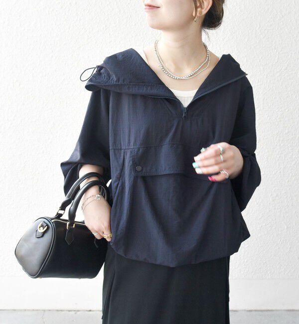 SHIPS any「SHIPS any:〈多機能/洗濯機可能〉ナイロン タスラン アノラック パーカー」|パーカー|