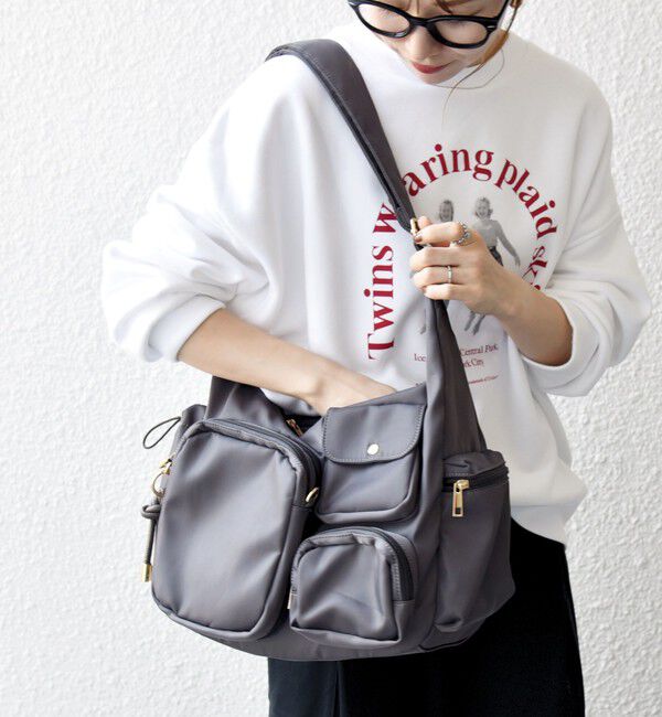 SHIPS any「《追加予約》SHIPS any: 9ポケット 2WAY ショルダー バッグ」|ショルダー・メッセンジャー|