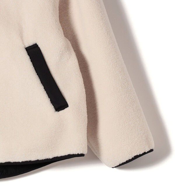 SHIPS for women「【WEB限定】ボア 配色 フード ブルゾン」|ブルゾン・スタジャン|