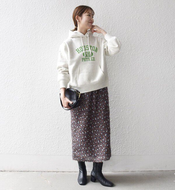 SHIPS any「SHIPS any:〈手洗い可能〉レオパード ジャカード Iライン イージー スカート」|タイト|