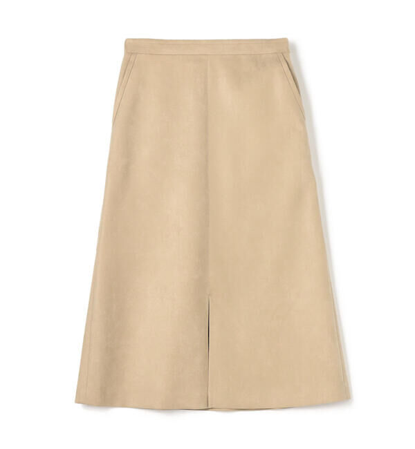 Ballsey「フェイクスエード マーメイドミディスカート」|フレア|